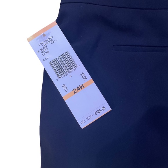 AK ANNE KLEIN NWT PLUS SIZE CONCORD BLACK PANTS STRETCH 24W - Picture 6 of 15